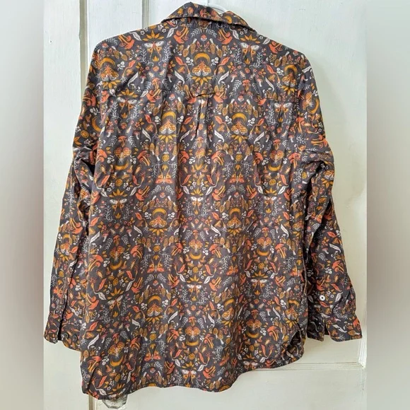 Duluth Trading Co Organic Cotton Button Down Shirt, size L - Picture 2 of 5